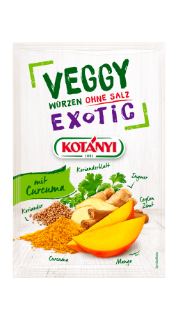Kotányi Veggy Exotic in der Briefpackung