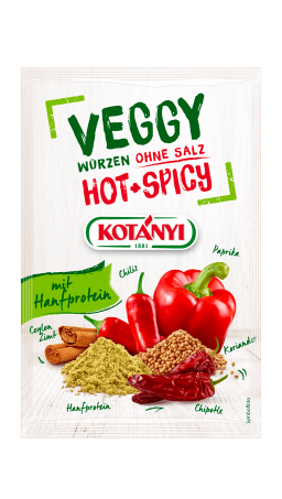 Kotányi Veggy Hotspicy in der Briefpackung