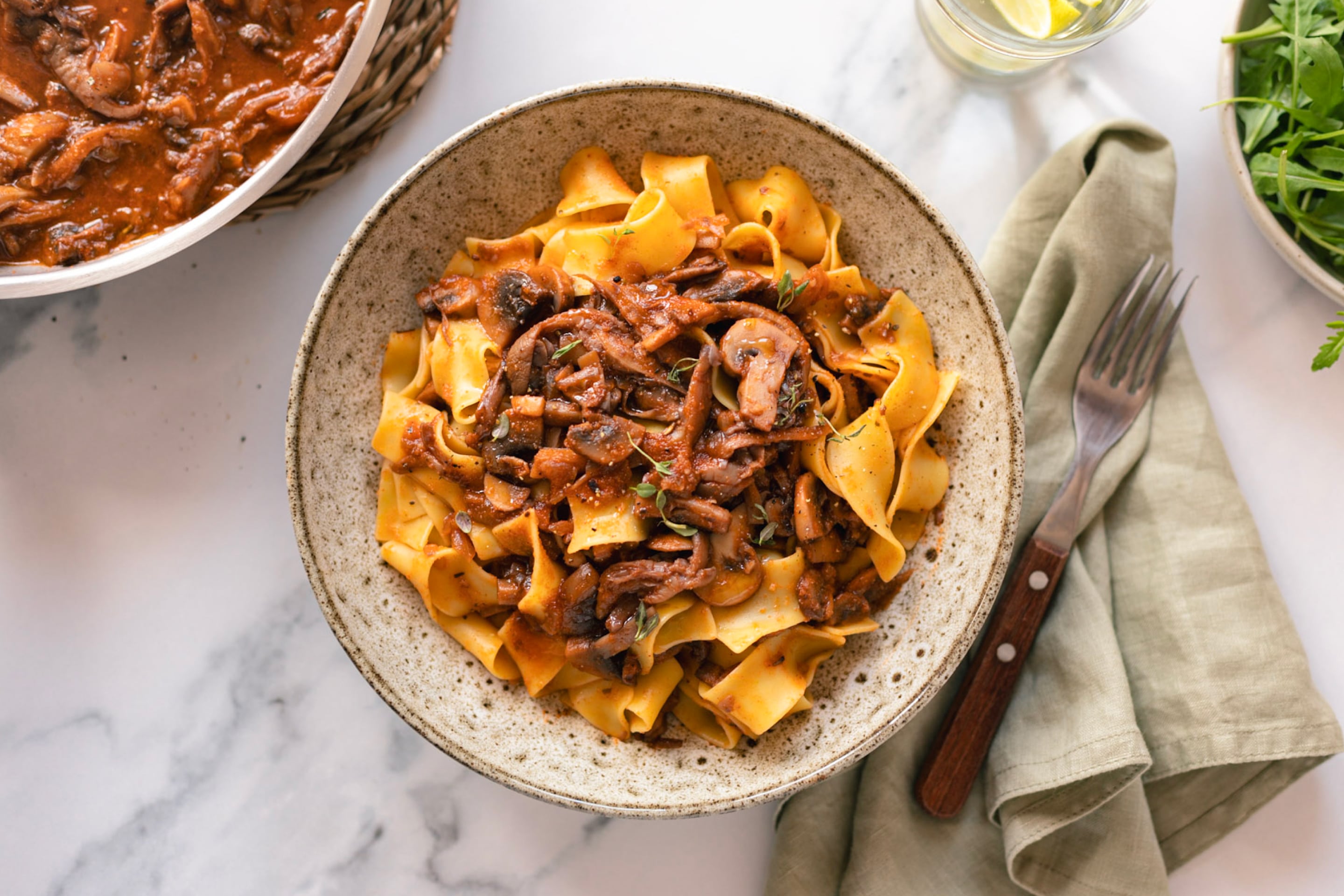 Mushroom Pasta Website