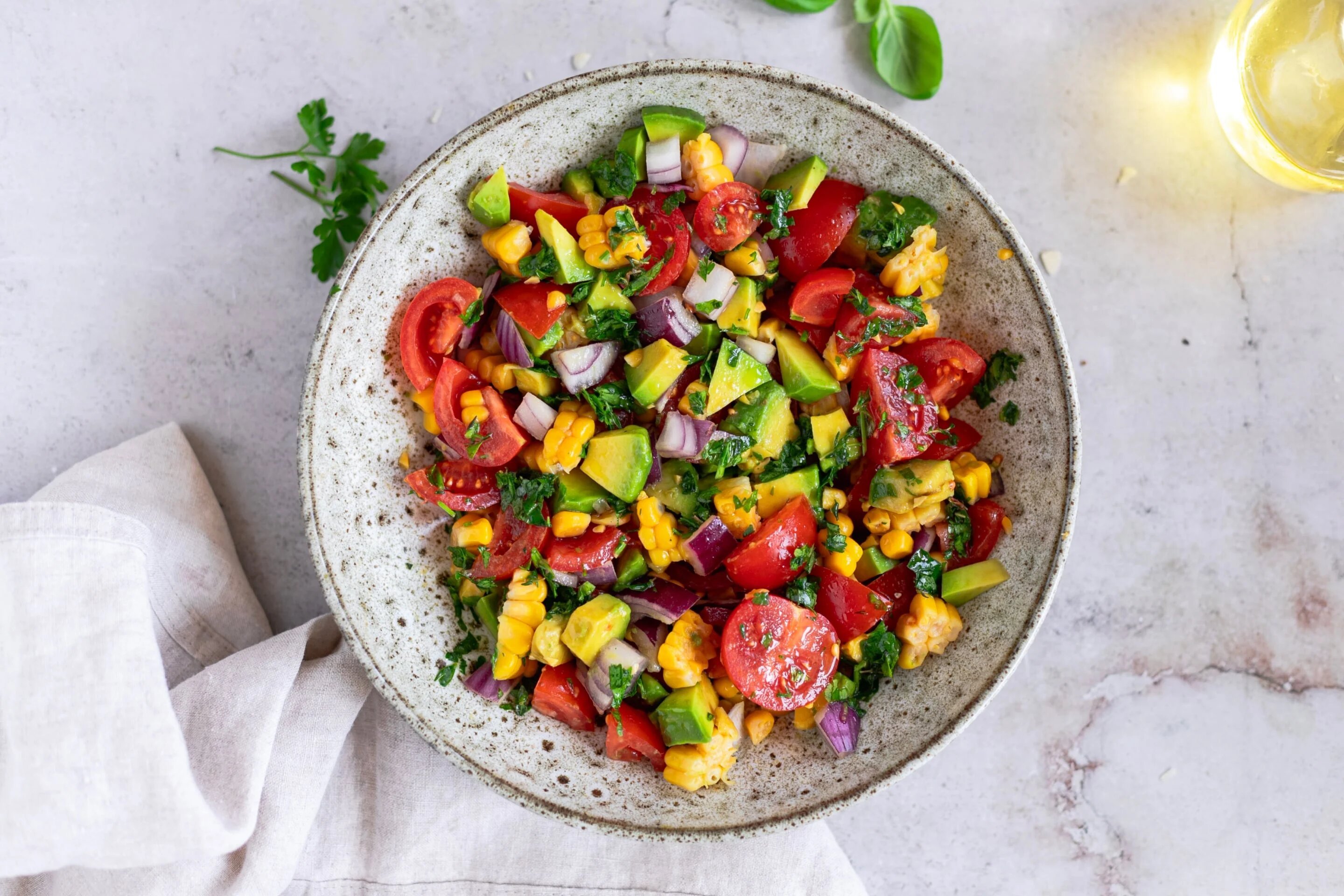Salad With Avocado Website